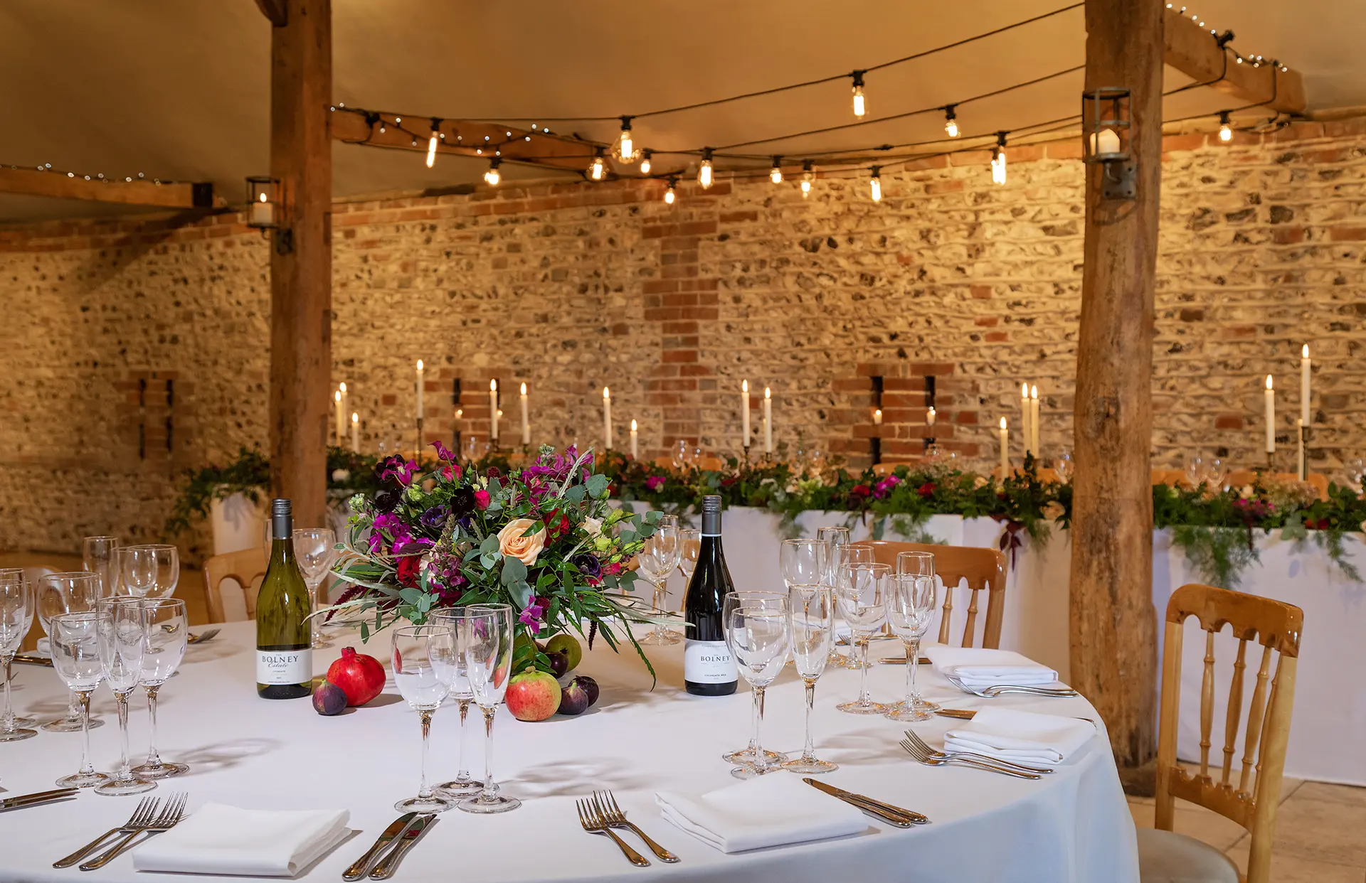 upwaltham barns weddings fruit table