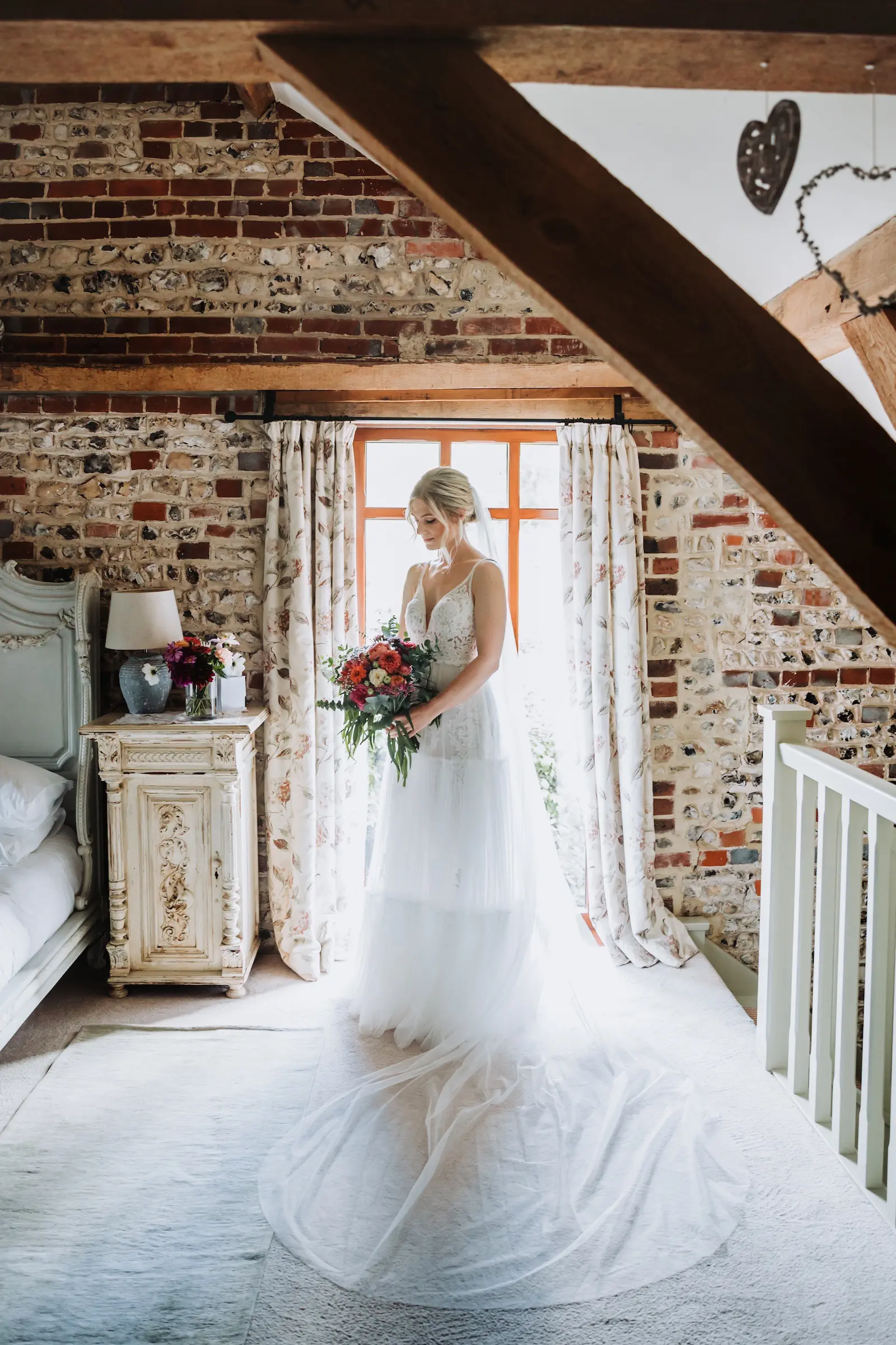 upwaltham barns wedding gallery jasmine cottage bride moment