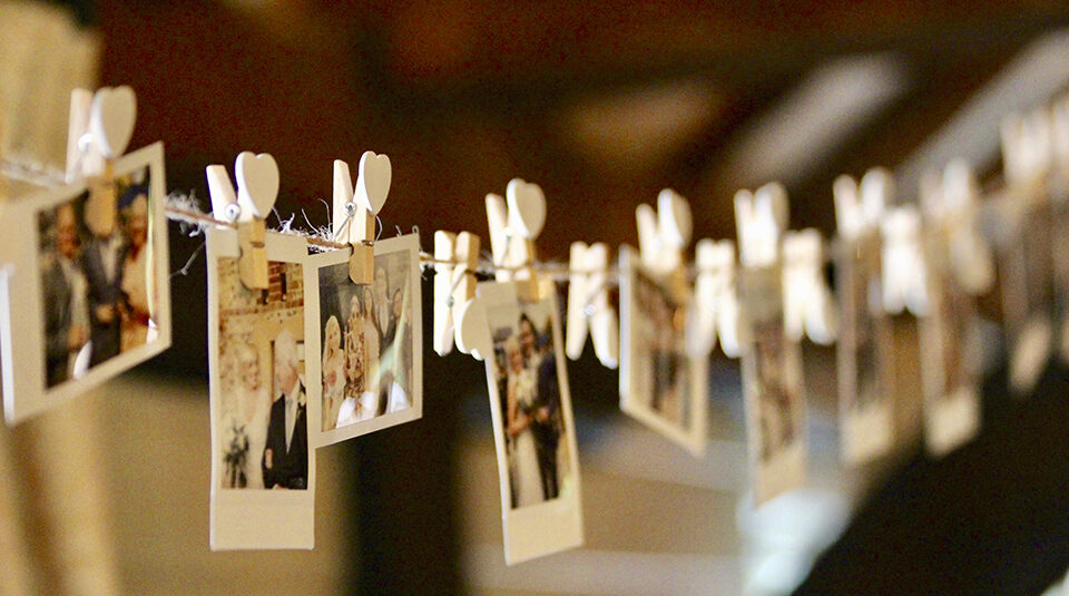 13.polaroid photo bunting upwaltham barns
