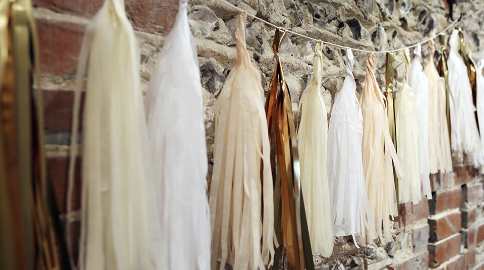 15.tassel garland bunting upwaltham barns