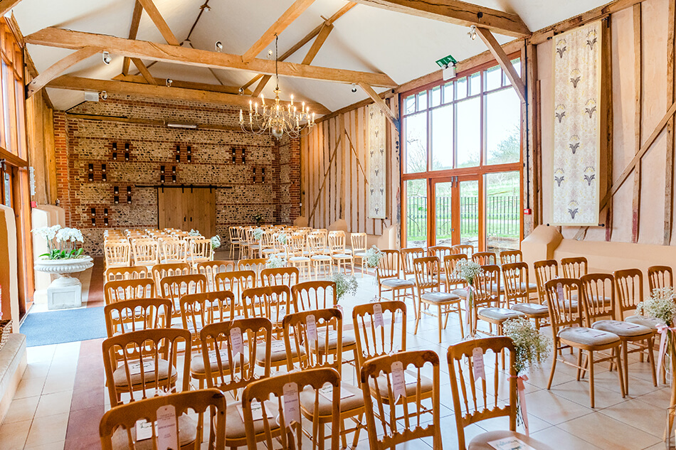 Upwaltham Barns wedding