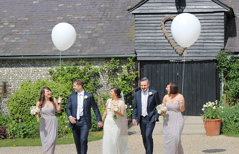 bridal party groom style wedding upwaltham-barns