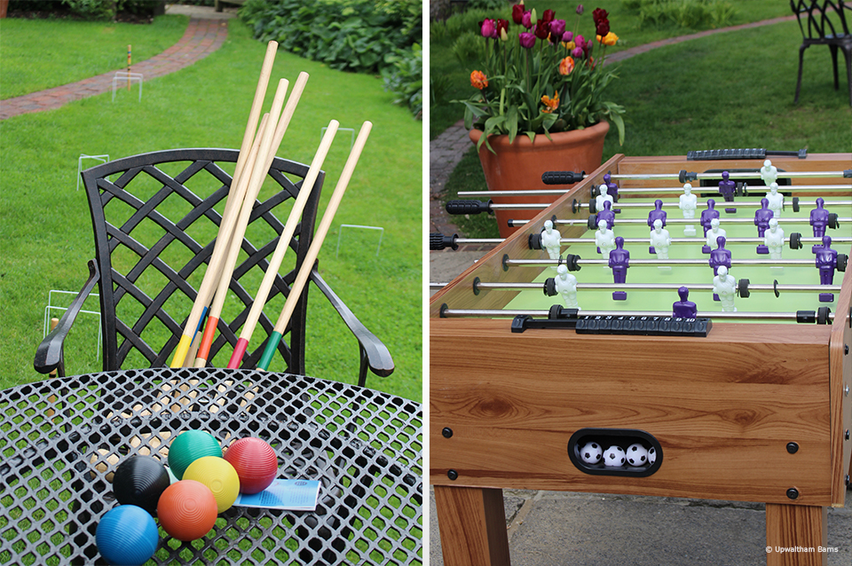 croquet garden games wedding reception upwaltham barns
