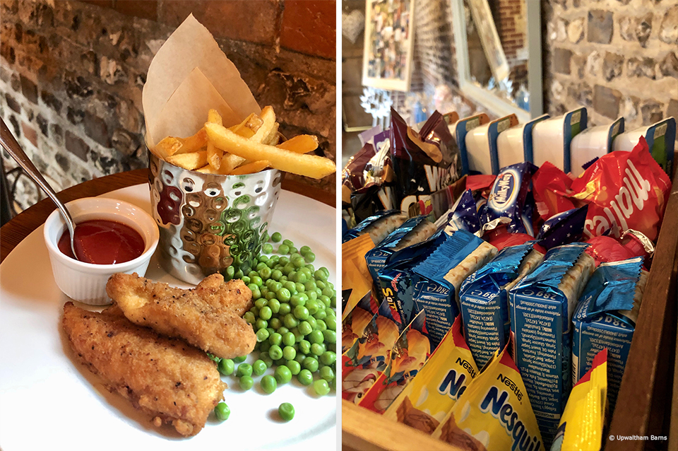 kids wedding food upwaltham barns