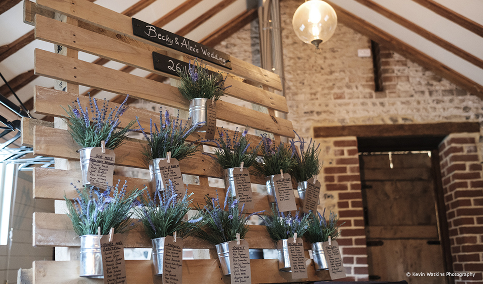 pallet wedding table plan ideas upwaltham barns