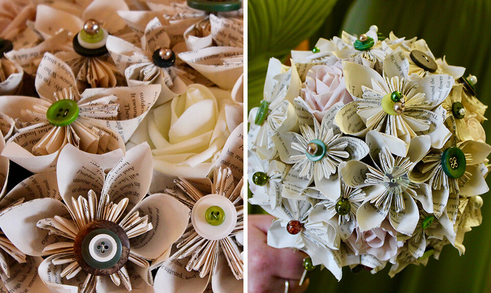 paper wedding bouquet ideas