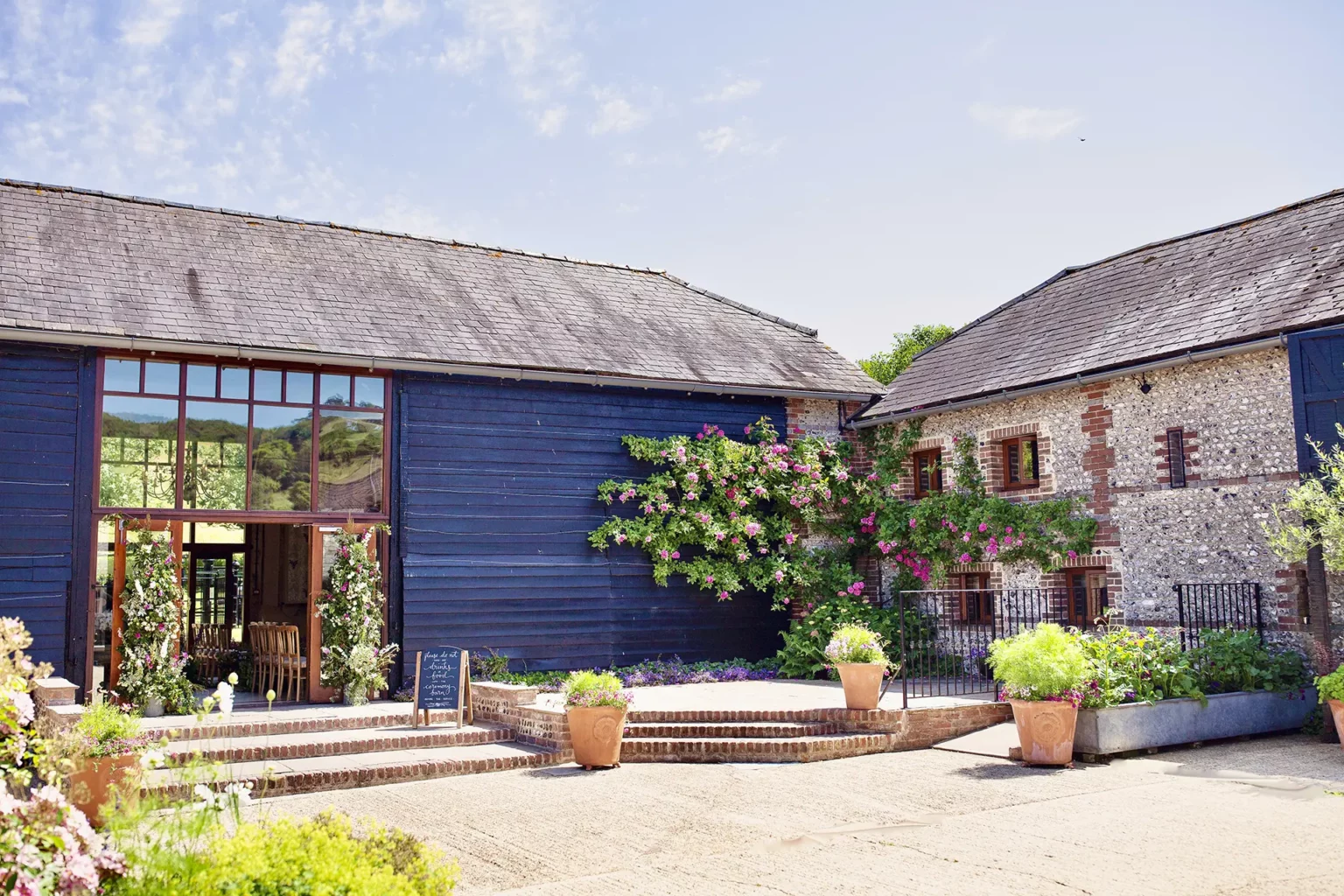 upwaltham barns wedding gallery courtyard