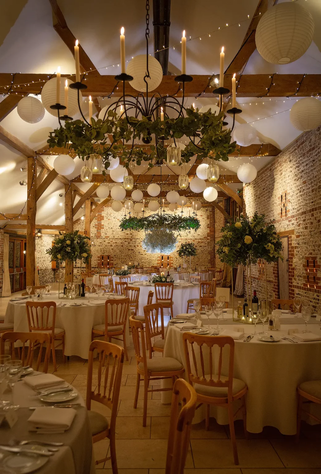 upwaltham barns wedding gallery receptions south barn setup