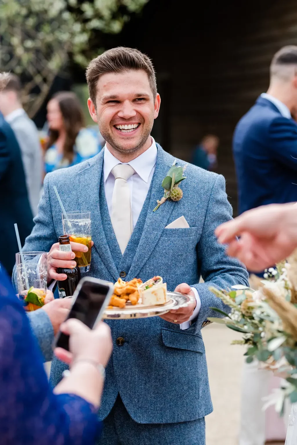 upwaltham barns wedding nibbles 2 nosh guest