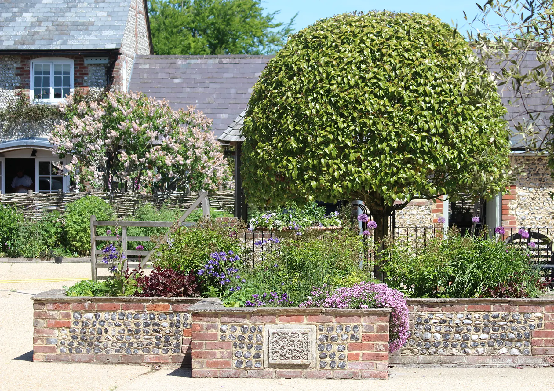 upwaltham barns wedding map courtyard