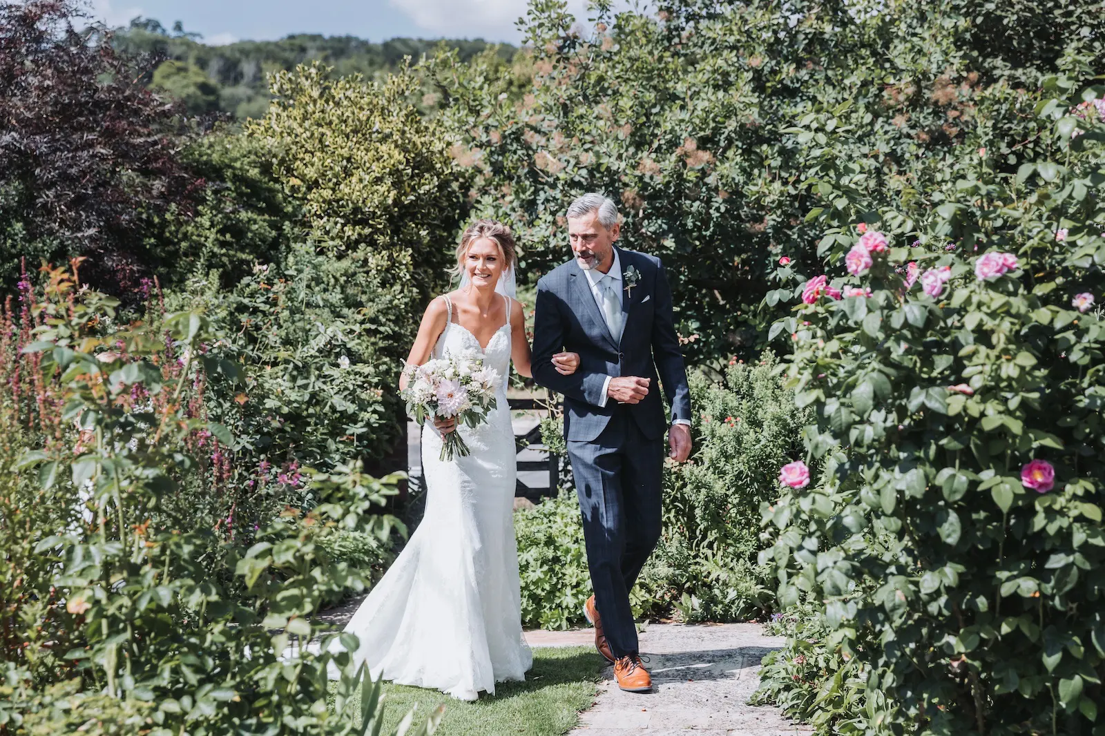 upwaltham barns wedding map gardens