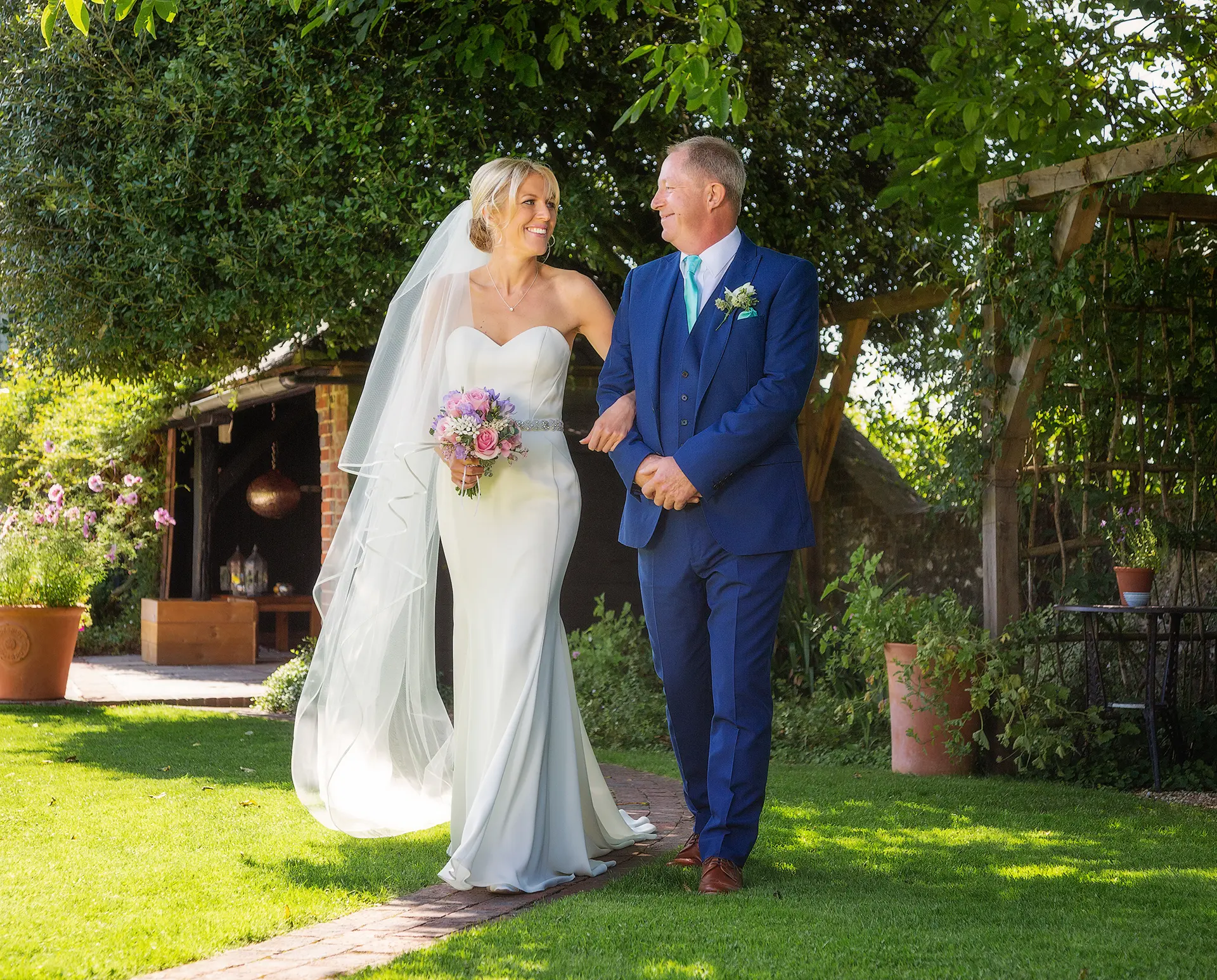 upwaltham barns wedding map gardens