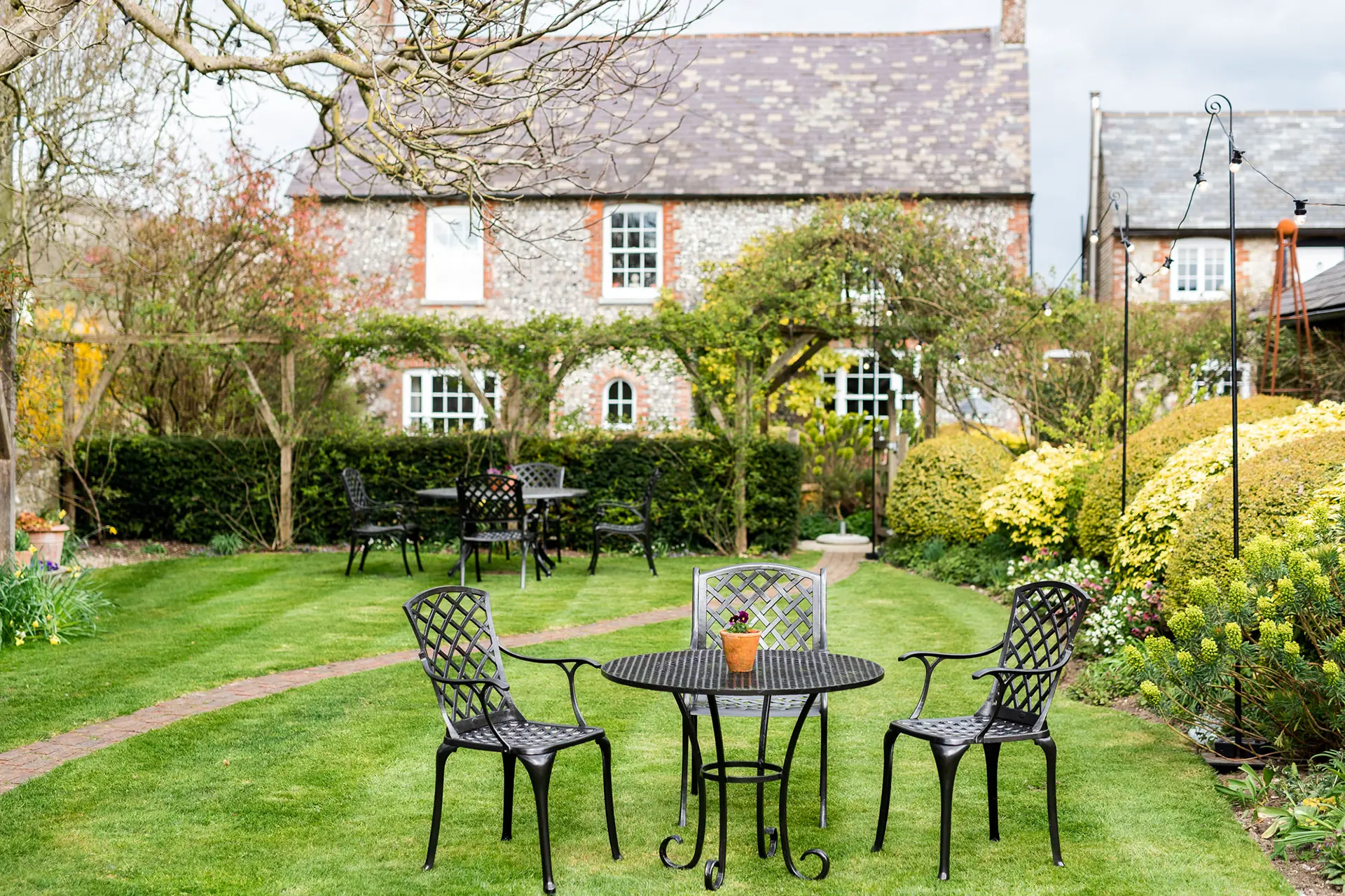 upwaltham barns wedding map gardens