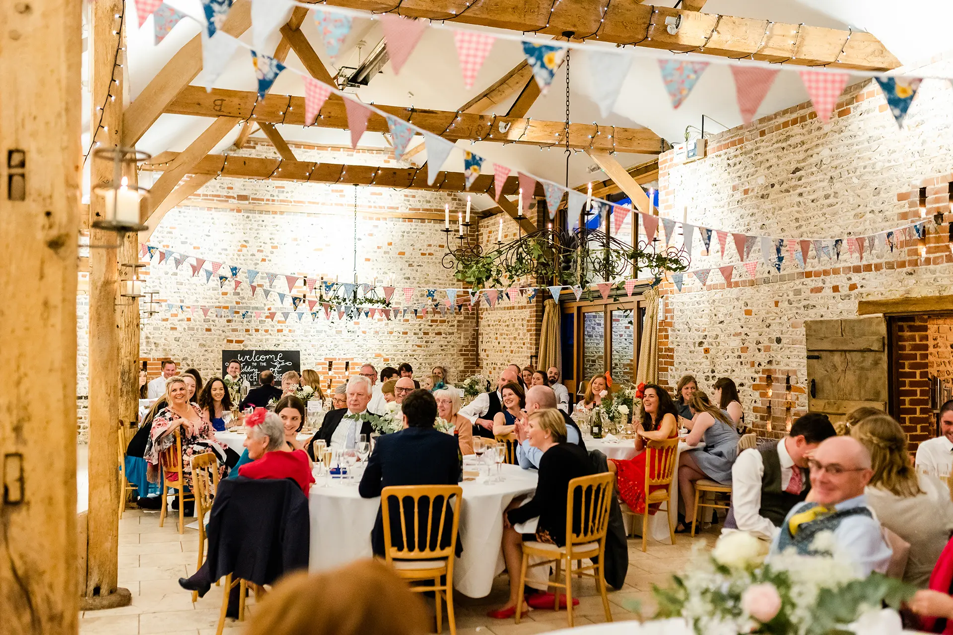 upwaltham-barns wedding map the south barn guests
