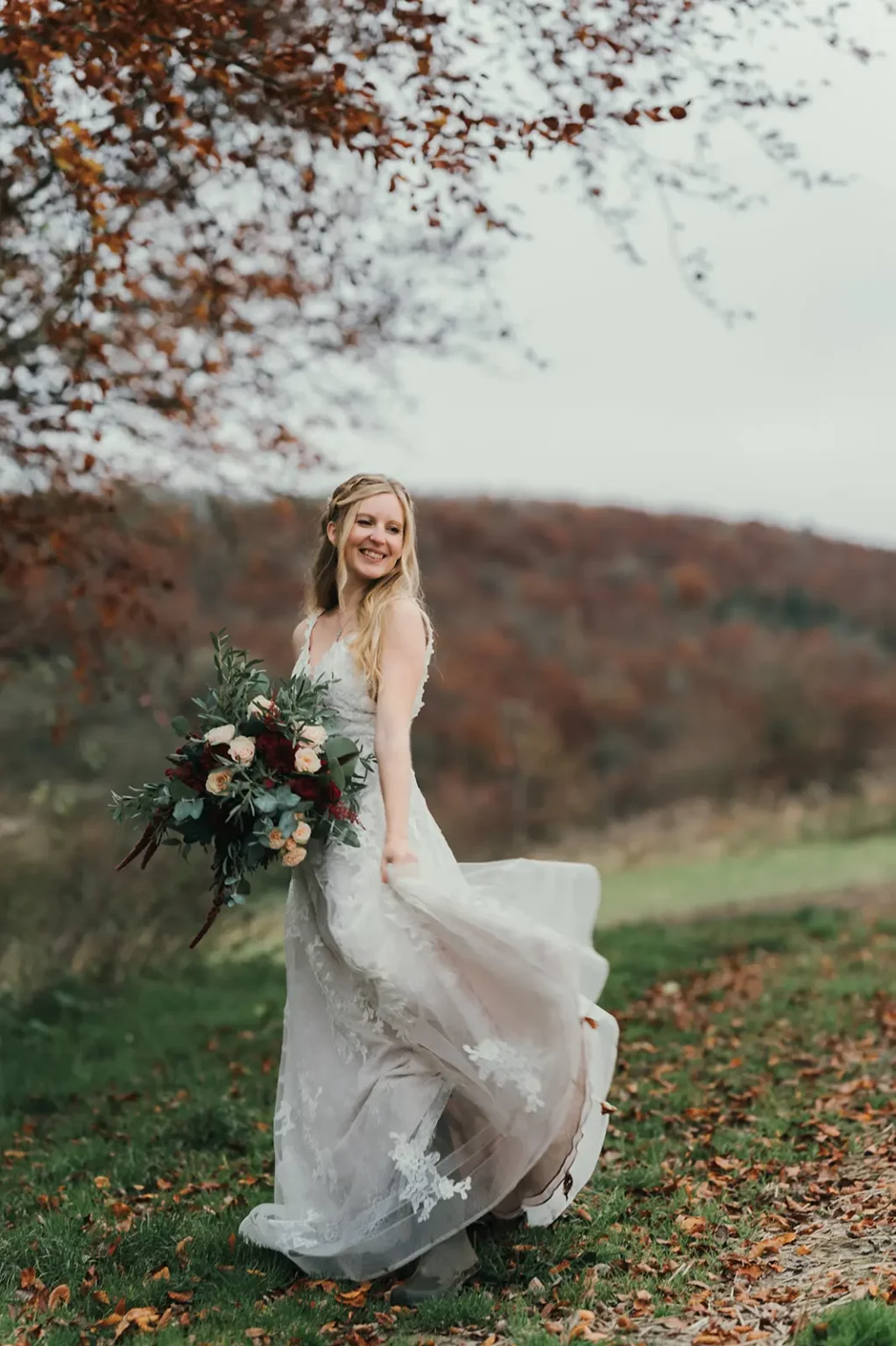 upwaltham barns blog autumn bride