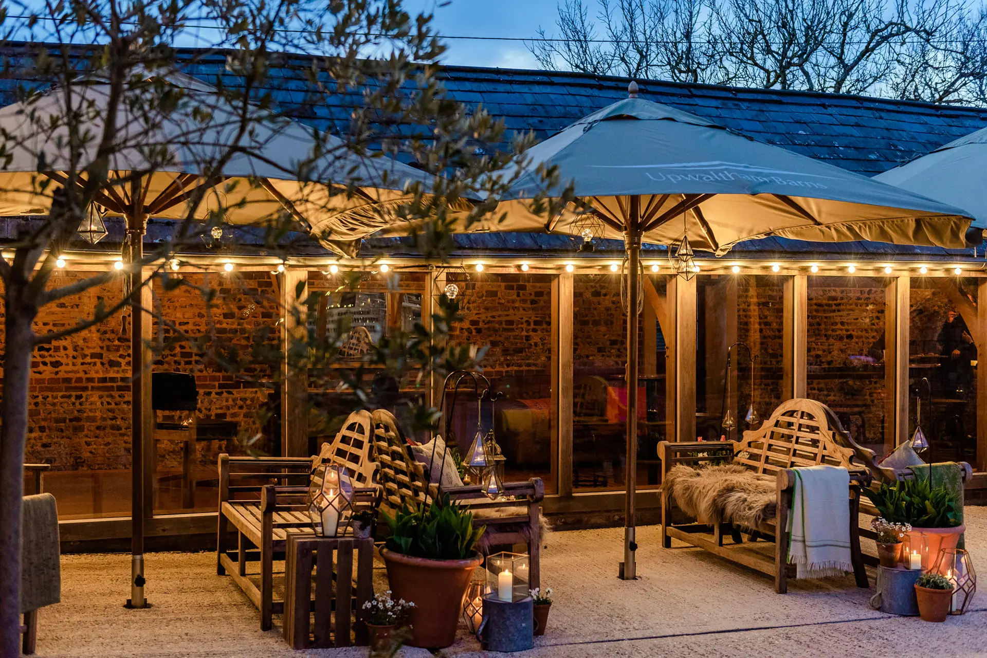 upwaltham barns blog courtyard