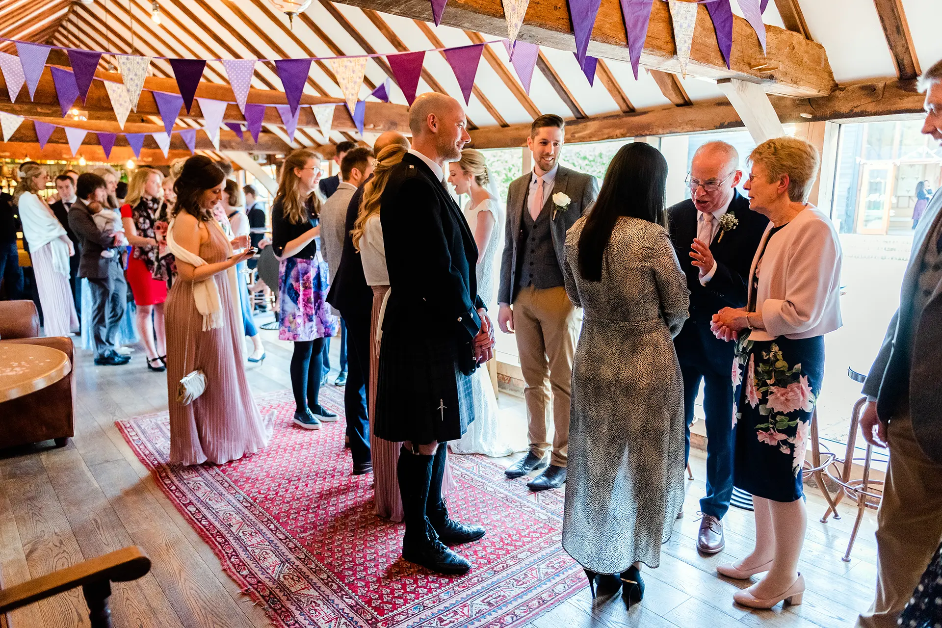 upwaltham barns wedding map the stable bar guests