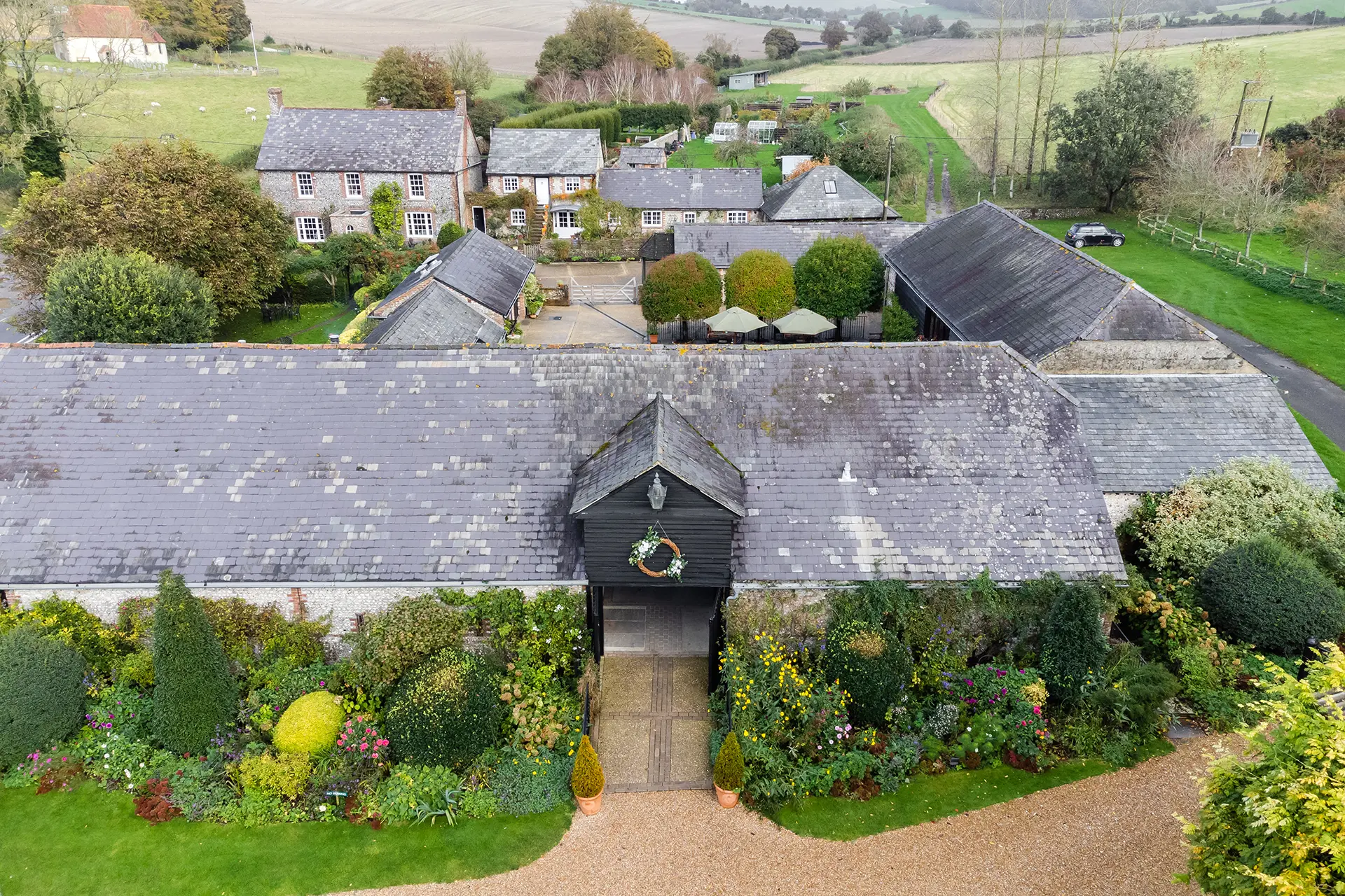 Upwaltham Barns wedding venue