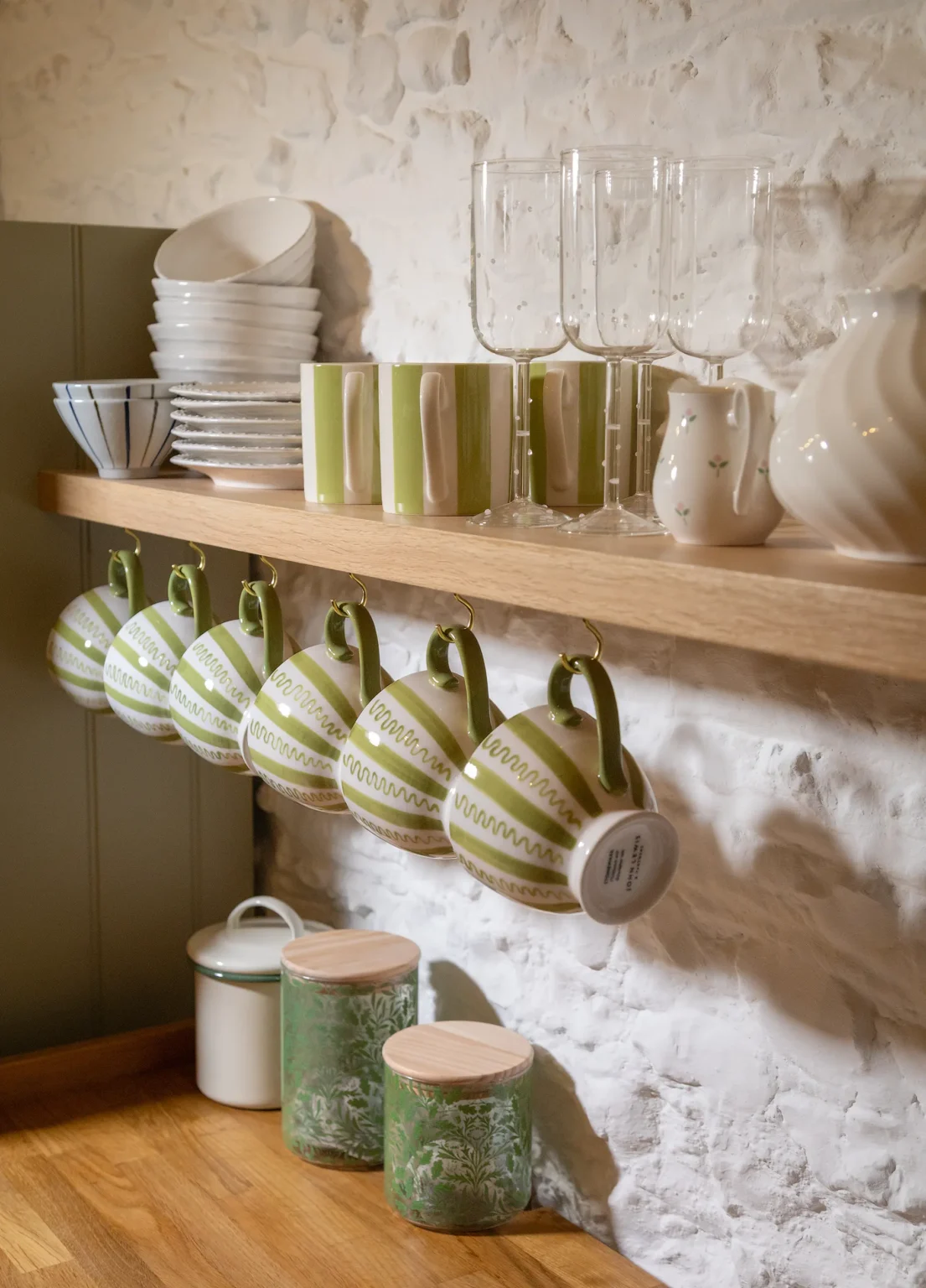 The morning preparation space, Orchard Room, at Upwaltham Barns